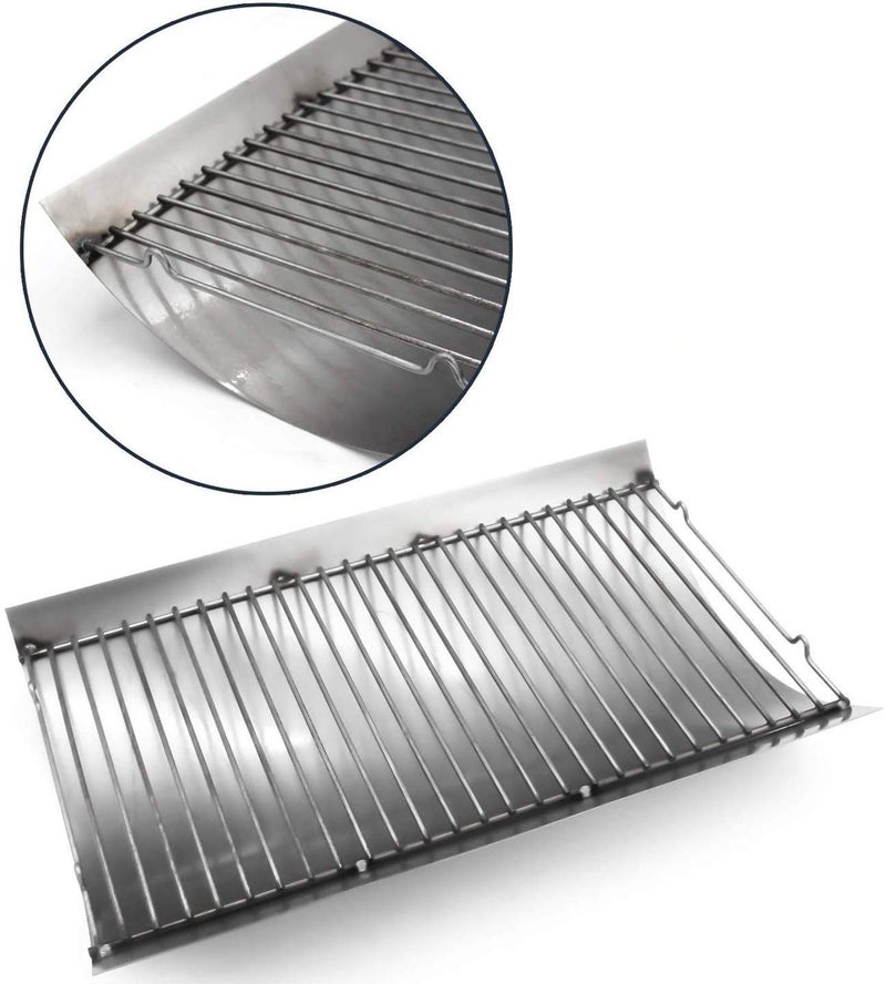 Hongso 14 7/8 Inches Fire Grate Hanger & Ash Drip Pan for Use with Char-Griller 5030 2-Burner Gas & Charcoal Grill, Replacement Parts Chargrill Ash Pan - Image 2